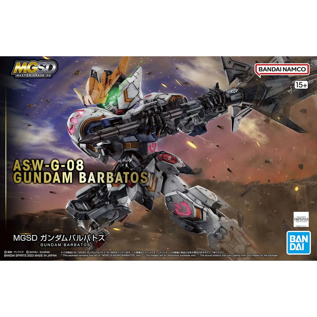 Gundam MGSD Iron Blooded Orphans ASW-G-08 Gundam Barbatos