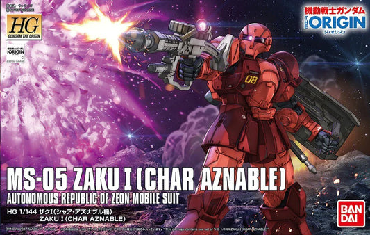 HG The Origin #13 Char Aznable MS-05S Zaku I Custom