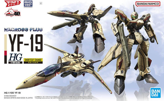 Macross Plus HG YF-19 Isamu Daison Machine 1/100